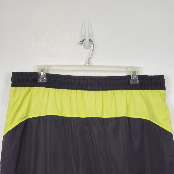 MTA Sport Black Neon Yellow Activewear Pull-On Skort With Pockets Size 2X - Picture 7 of 13